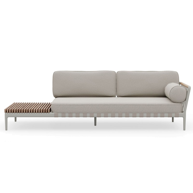 Vipp720 Open-Air Sofa Open End Left, Beige